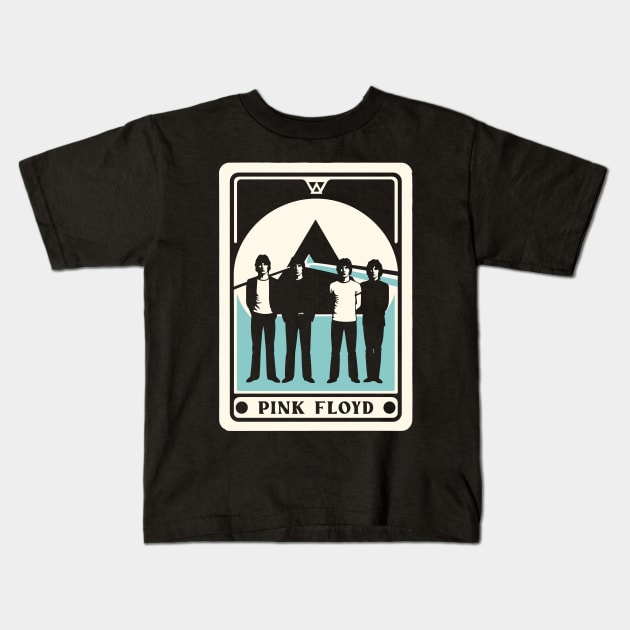 Pink Floyd //\\ Vintage Fan Art Kids T-Shirt by Trendsdk